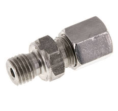 M12x1.5 Buitendraad x 6S RVS Rechte Snijring Koppeling 630 Bar DIN 2353