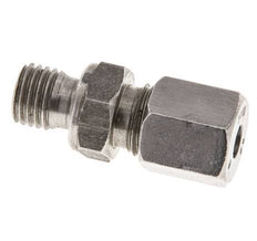 M12x1.5 Buitendraad x 6S RVS Rechte Snijring Koppeling 630 Bar DIN 2353