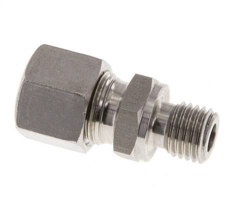 M12x1.5 Buitendraad x 10L RVS Rechte Snijring Koppeling 315 Bar DIN 2353