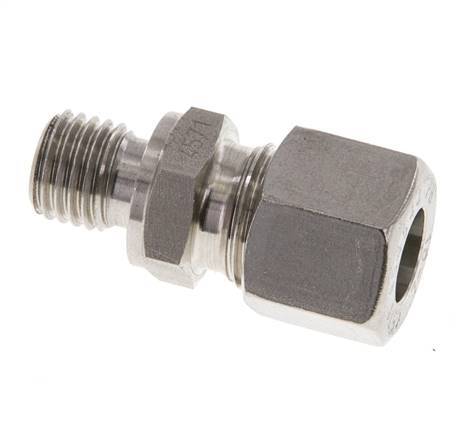 M12x1.5 Buitendraad x 10L RVS Rechte Snijring Koppeling 315 Bar DIN 2353