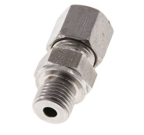 M14x1.5 Buitendraad x 8S RVS Rechte Snijring Koppeling 630 Bar DIN 2353