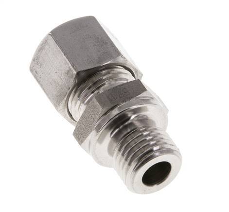 M14x1.5 Buitendraad x 10L RVS Rechte Snijring Koppeling 315 Bar DIN 2353