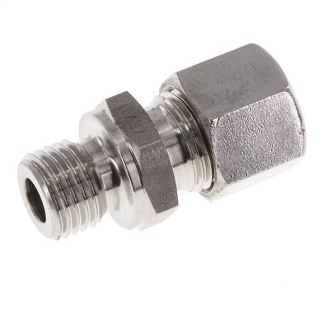 M14x1.5 Buitendraad x 10L RVS Rechte Snijring Koppeling 315 Bar DIN 2353