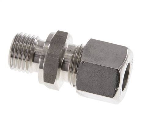 M14x1.5 Buitendraad x 10L RVS Rechte Snijring Koppeling 315 Bar DIN 2353