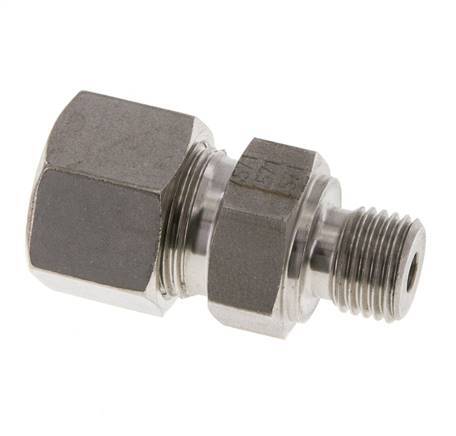 M14x1.5 Buitendraad x 12S RVS Rechte Snijring Koppeling 630 Bar DIN 2353