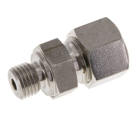 M14x1.5 Buitendraad x 12S RVS Rechte Snijring Koppeling 630 Bar DIN 2353