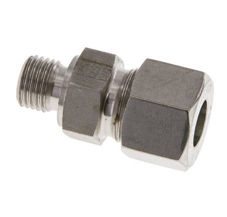 M14x1.5 Buitendraad x 12S RVS Rechte Snijring Koppeling 630 Bar DIN 2353