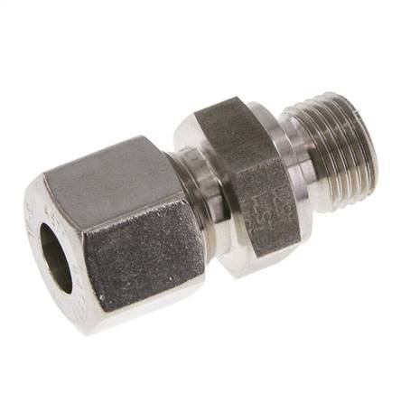 M16x1.5 Buitendraad x 10S RVS Rechte Snijring Koppeling 630 Bar DIN 2353