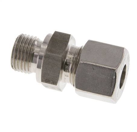 M16x1.5 Buitendraad x 10S RVS Rechte Snijring Koppeling 630 Bar DIN 2353