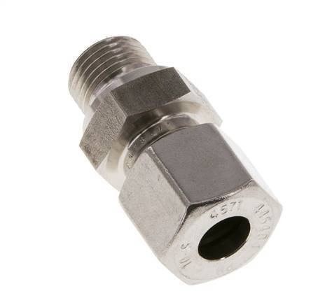 M16x1.5 Buitendraad x 10S RVS Rechte Snijring Koppeling 630 Bar DIN 2353