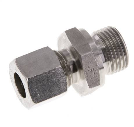 M18x1.5 Buitendraad x 10L RVS Rechte Snijring Koppeling 315 Bar DIN 2353