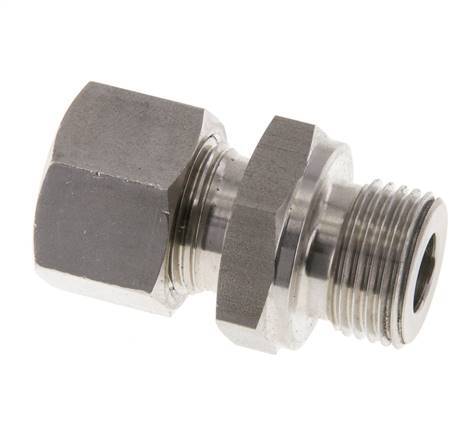 M18x1.5 Buitendraad x 12L RVS Rechte Snijring Koppeling 315 Bar DIN 2353