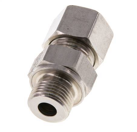 M18x1.5 Buitendraad x 12S RVS Rechte Snijring Koppeling 630 Bar DIN 2353