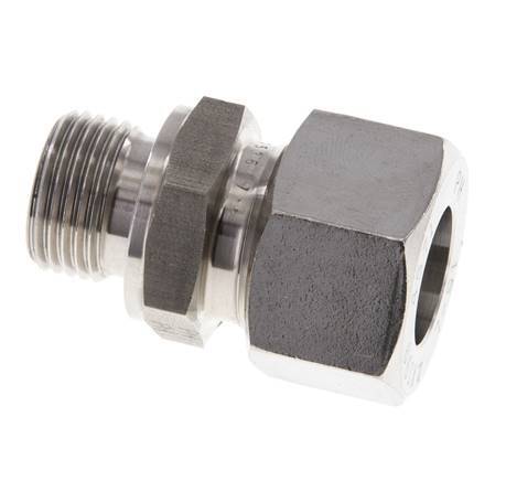 M18x1.5 Buitendraad x 15L RVS Rechte Snijring Koppeling 315 Bar DIN 2353