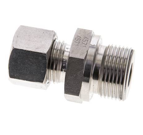 M22x1.5 Male x 12L Stainless steel Straight Cutting Ring 315 Bar DIN 2353