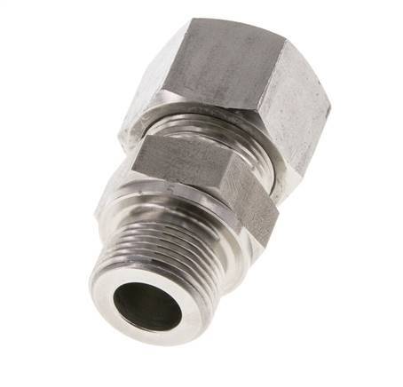 M22x1.5 Buitendraad x 16S RVS Rechte Snijring Koppeling 400 Bar DIN 2353