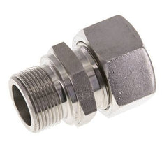 M26x1.5 Buitendraad x 22L RVS Rechte Snijring Koppeling 160 Bar DIN 2353