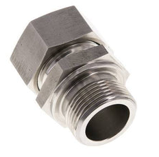 M33x2 Buitendraad x 28L RVS Rechte Snijring Koppeling 160 Bar DIN 2353