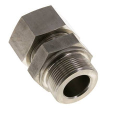 M42x2 Buitendraad x 30S RVS Rechte Snijring Koppeling 400 Bar DIN 2353