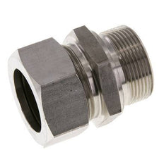 M42x2 Buitendraad x 35L RVS Rechte Snijring Koppeling 160 Bar DIN 2353