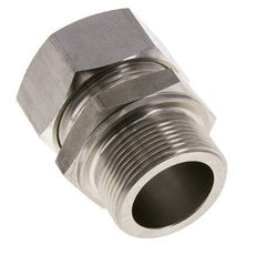 M42x2 Buitendraad x 35L RVS Rechte Snijring Koppeling 160 Bar DIN 2353