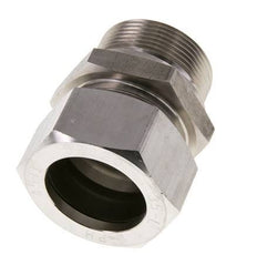 M42x2 Buitendraad x 35L RVS Rechte Snijring Koppeling 160 Bar DIN 2353