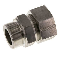 M48x2 Buitendraad x 38S RVS Rechte Snijring Koppeling 315 Bar DIN 2353