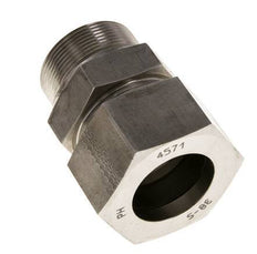 M48x2 Buitendraad x 38S RVS Rechte Snijring Koppeling 315 Bar DIN 2353