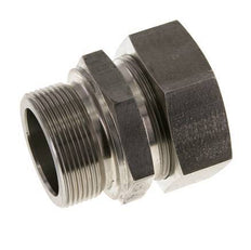 M48x2 Buitendraad x 42L RVS Rechte Snijring Koppeling 160 Bar DIN 2353