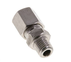 M8x1 Buitendraad x 6LL RVS Rechte Snijring Koppeling 100 Bar DIN 2353