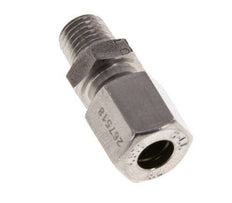 M8x1 Buitendraad x 6LL RVS Rechte Snijring Koppeling 100 Bar DIN 2353