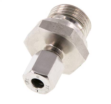 G 1/2'' Buitendraad x 6L RVS Rechte Snijring Koppeling met FKM Afdichting 315 Bar DIN 2353