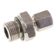 G 1/2'' Buitendraad x 6S RVS Rechte Snijring Koppeling met FKM Afdichting 630 Bar DIN 2353