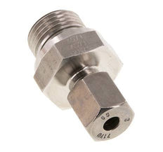 G 1/2'' Buitendraad x 6S RVS Rechte Snijring Koppeling met FKM Afdichting 630 Bar DIN 2353