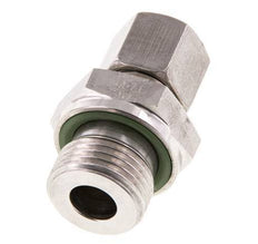 G 1/2'' Buitendraad x 8S RVS Rechte Snijring Koppeling met FKM Afdichting 630 Bar DIN 2353