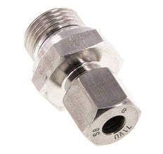 G 1/2'' Buitendraad x 8S RVS Rechte Snijring Koppeling met FKM Afdichting 630 Bar DIN 2353
