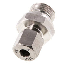 G 1/2'' Buitendraad x 8S RVS Rechte Snijring Koppeling met FKM Afdichting 630 Bar DIN 2353