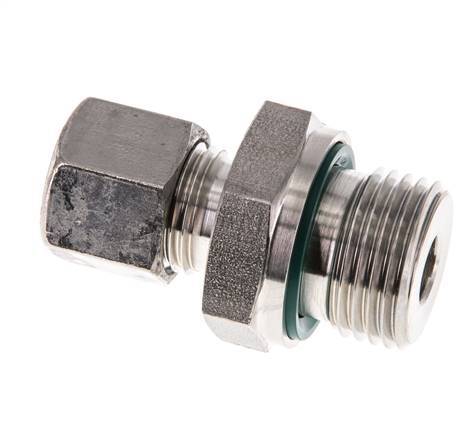 G 1/2'' Buitendraad x 10L RVS Rechte Snijring Koppeling met FKM Afdichting 315 Bar DIN 2353