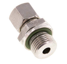 G 1/2'' Buitendraad x 10S RVS Rechte Snijring Koppeling met FKM Afdichting 630 Bar DIN 2353