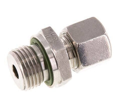G 1/2'' Buitendraad x 10S RVS Rechte Snijring Koppeling met FKM Afdichting 630 Bar DIN 2353