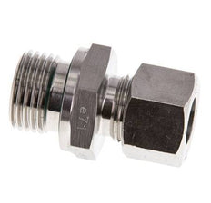 G 1/2'' Buitendraad x 12L RVS Rechte Snijring Koppeling met FKM Afdichting 315 Bar DIN 2353