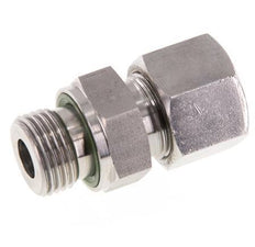 G 1/2'' Buitendraad x 14S RVS Rechte Snijring Koppeling met FKM Afdichting 630 Bar DIN 2353