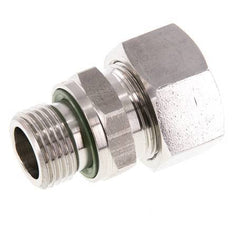 G 1/2'' Buitendraad x 18L RVS Rechte Snijring Koppeling met FKM Afdichting 315 Bar DIN 2353