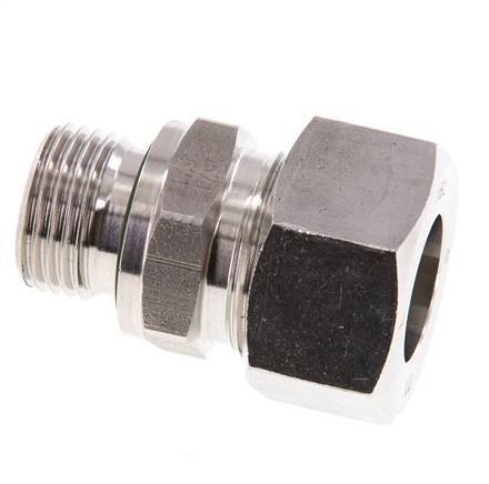 G 1/2'' Buitendraad x 18L RVS Rechte Snijring Koppeling met FKM Afdichting 315 Bar DIN 2353