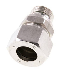 G 1/2'' Buitendraad x 18L RVS Rechte Snijring Koppeling met FKM Afdichting 315 Bar DIN 2353