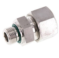 G 1/2'' Buitendraad x 20S RVS Rechte Snijring Koppeling met FKM Afdichting 400 Bar DIN 2353