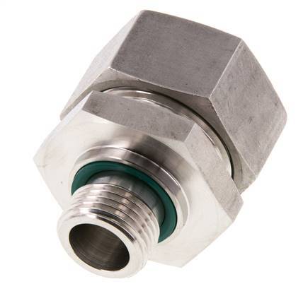 G 1/2'' Buitendraad x 28L RVS Rechte Snijring Koppeling met FKM Afdichting 160 Bar DIN 2353