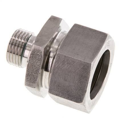 G 1/2'' Buitendraad x 28L RVS Rechte Snijring Koppeling met FKM Afdichting 160 Bar DIN 2353