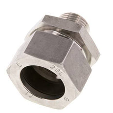 G 1/2'' Buitendraad x 28L RVS Rechte Snijring Koppeling met FKM Afdichting 160 Bar DIN 2353