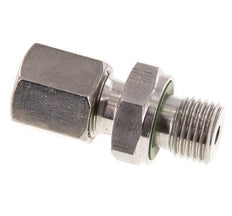 G 1/4'' Buitendraad x 6S RVS Rechte Snijring Koppeling met FKM Afdichting 630 Bar DIN 2353